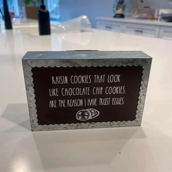 Humorous Cookie Quote Sign - Picture 3 of 4